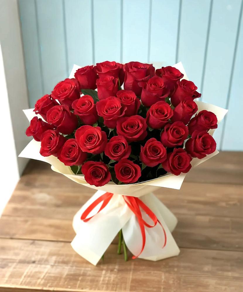 Букет 29 Красных роз в Голицыно