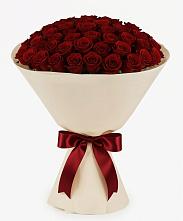 Букет 101 Бордовая роза Блэк Бакарра в Голицыно