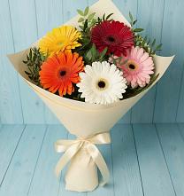 Букет цветов из:  Герберы в Голицыно