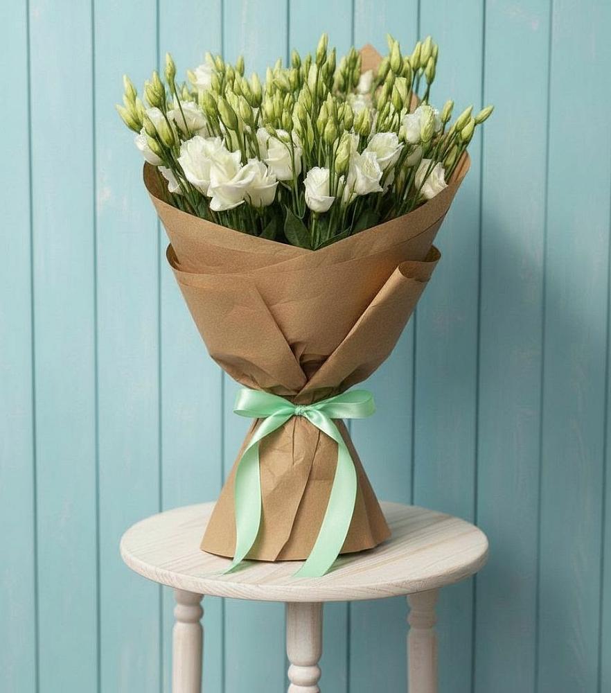 Букет цветов из: Лизиантусы в Голицыно